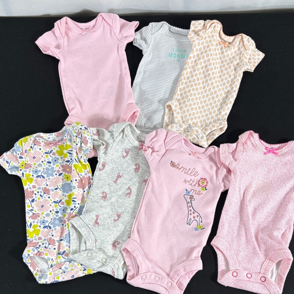 Adorable Multi-Color Kids Bodysuits Set